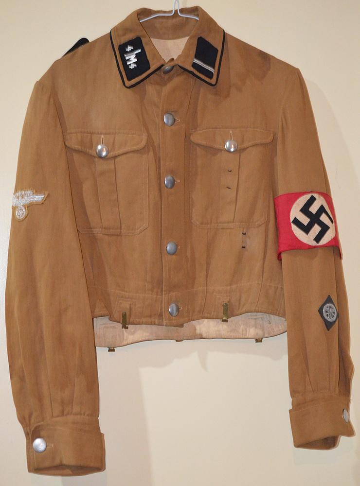 NSKK ENLISTED MANS BROWN SHIRT TUNIC.