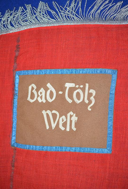 THIRD REICH NSDAP POLITICAL LEADERS ORTSGRUPPE DISTRICTE FLAGE FOR BAD TOLZ .