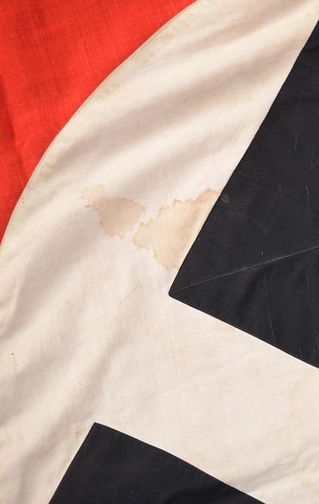 THIRD REICH NSDAP POLITICAL LEADERS ORTSGRUPPE DISTRICTE FLAGE FOR BAD TOLZ .