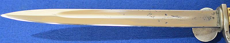 GERMAN POLICE CLAMSHELL BAYONET BY HORSTER.