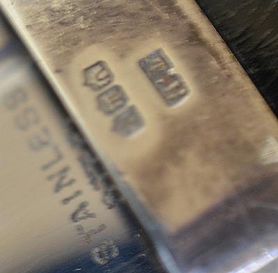 SCOTTISH SGIAN DUBH SILVER HALLMARKED KNIFE.