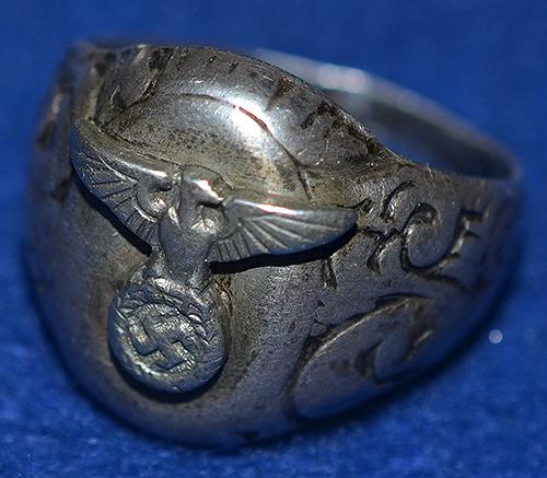 EARLY NSDAP FINGER RING.