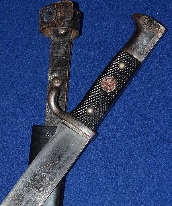 HITLER YOUTH FACTORY ADVERTISING KNIFE BY HERDER.