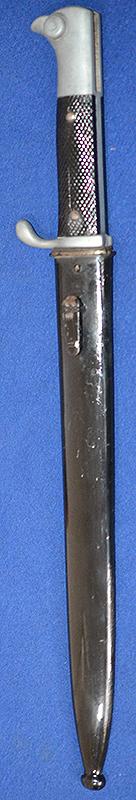 THIRD REICH ARMY LONG MODEL PARDE BAYONET BY EICKHORN.