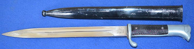 THIRD REICH ARMY LONG MODEL PARDE BAYONET BY EICKHORN.