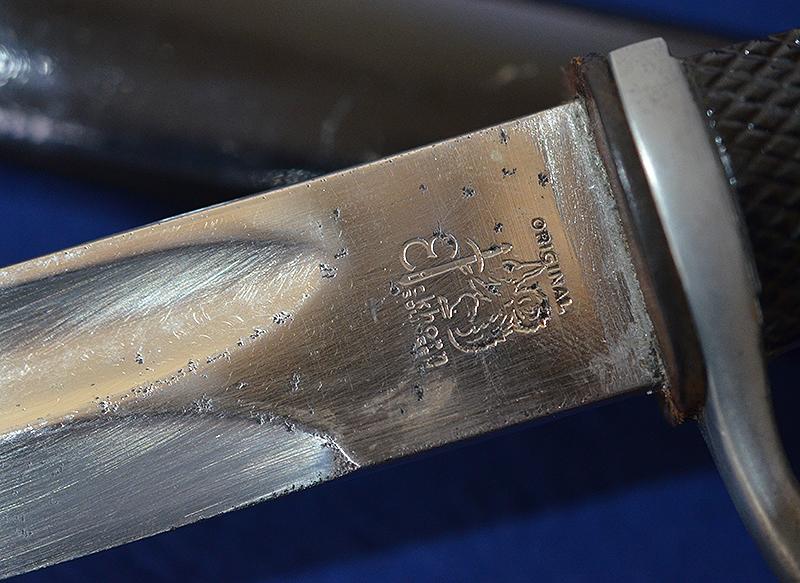 THIRD REICH ARMY LONG MODEL PARDE BAYONET BY EICKHORN.