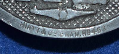 PAIR OF BRITISH SPECIAL CONSTABLE 1920'S POLICE BUCKLES.