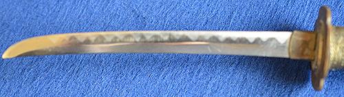 MINIATURE JAPANEASE SWORD AND SCABBARD.