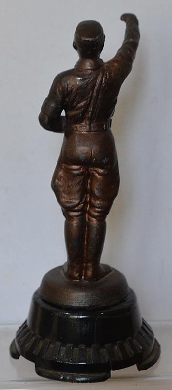 BRONZE FIGURE OF SA MAN, POST WAR COPY.