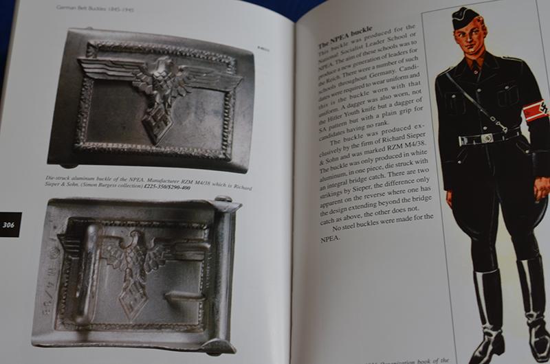 GERMAN BELT BUCKLES 1845 - 1945 REFERENCE BOOK.