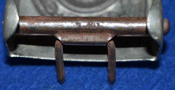 EARLY QUALITY SS OTHER RANKS BELT BUCKLE.