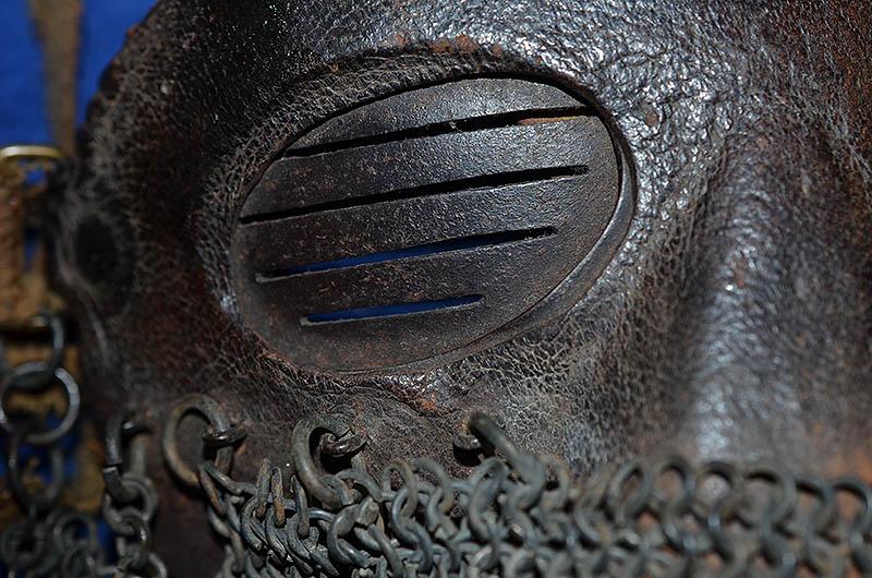 BRITISH WW1 TANK CREW PROTECTIVE FACE MASK.