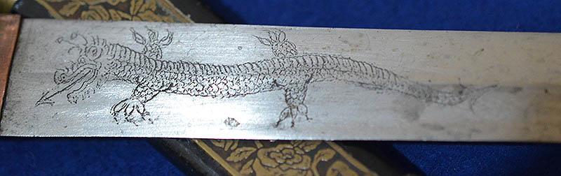 ANTIQUE JAPANEASE TANTO TYPE DAGGER.