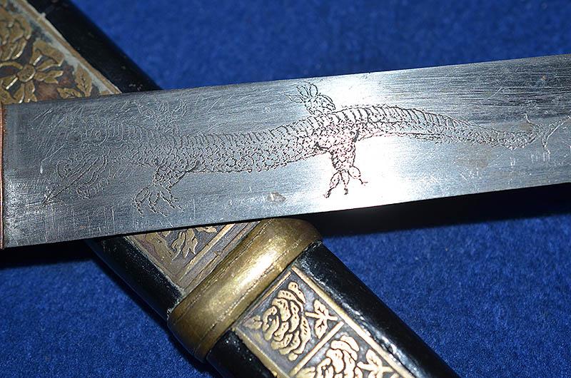 ANTIQUE JAPANEASE TANTO TYPE DAGGER.