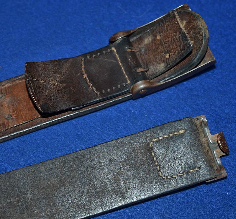 LUFTWAFFER ENLISTED MANS LEATHER BELT AND BUCKLE.