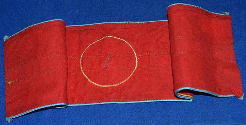 POLITICAL LEADERS ARM BAND FOR AN ORTSGRUPENLEITER.
