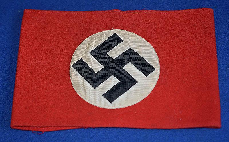 NSDAP ARMY BAND, HIGH QUALITY WOOL EXAMPLE.