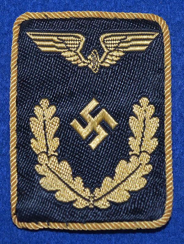 THIRD REICH RAILWAY LEADERS COLLAR PACH.