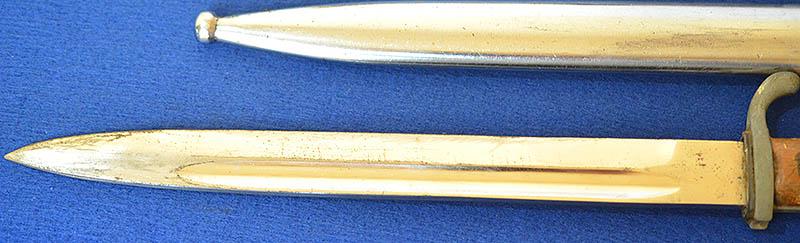 THIRD REICH ARMY PARADE BAYONET.