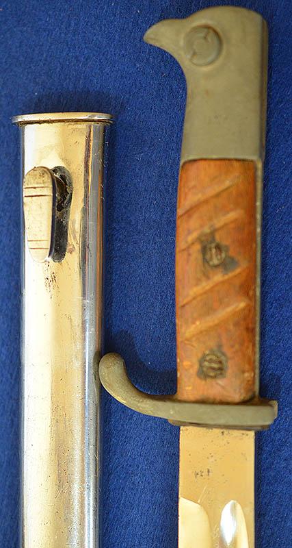 THIRD REICH ARMY PARADE BAYONET.