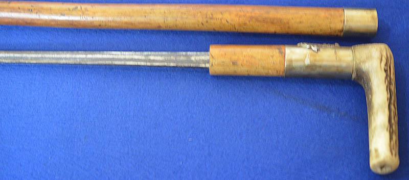 BRITISH WW1 OFFICERS SWORD STICK, MIDDLESEX REGIMENT.