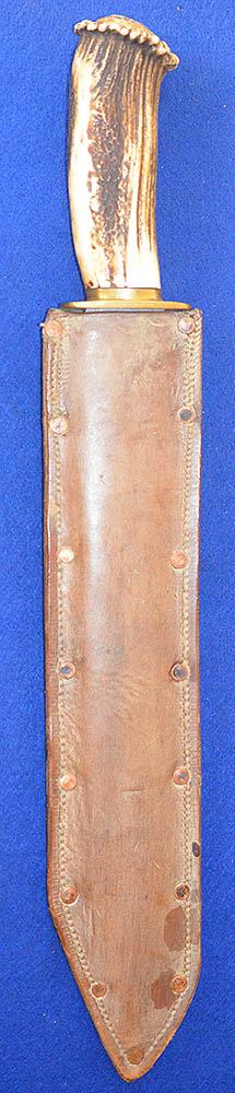 VERY LARGE BOWIE TYPE KNIFE,
