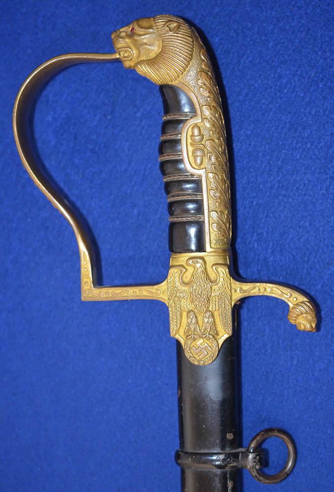 THIRD REICH HOLLER 21 MODEL ARMY OFFICERS SWORD.