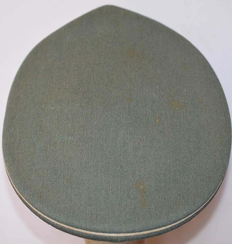 THIRD REICH ARMY INFANTRY OFFICERS PEAK CAP BY EREL.