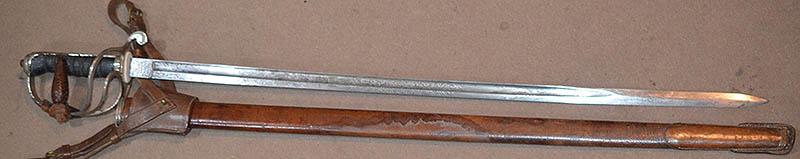 BRITISH WW1 ROYAL ARTILLERY OFFICER SWORD.